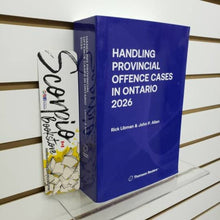 Load image into Gallery viewer, Handling Provincial Offence Cases in Ontario 2026 by John P. Allen 9781038216380
