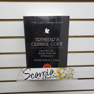 The 2027 Annotated Tremeear's Criminal Code + Proview by David Watt STUDENT EDITION 9781038218544 *88g *FINAL SALE*