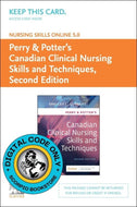 *PRE-ORDER, APPROX 7-14 BUSINESS DAYS* Nursing Skills Online 5.0 for Perry & Potter's Canadian Clinical Nursing Skills and Techniques 2nd Edition ACCESS CARD CODE ONLY by Shelley Cobbett 9780323827454 *FINAL SALE*