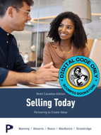 Pearson eText for Selling Today: Partnering to Create Value 9th Canadian Edition by Gerald Manning (Perpetual) 9780135976401 (DIGITAL) *FINAL SALE*