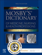 *PRE-ORDER, APPROX 4-6 BUSINESS DAYS* Mosby's Dictionary of Medicine, Nursing & Health Professions 12th Edition by Marie T. O'Toole 9780443125591 [ZZ]