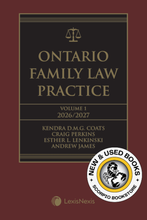 Load image into Gallery viewer, *PRE-ORDER, APPROX 4-6 BUSINESS DAYS* Ontario Family Law Practice, 2026/2027 Edition + Related Materials STUDENT EDITION by Kendra D. M. G. Coats 9780433541714 [ZZ]
