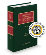 *PRE-ORDER, APPROX 4-6 BUSINESS DAYS* Annotated Ontario Rules of Criminal Practice 2026 by Murray D. Segal 9781038216052