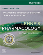 *PRE-ORDER, APPROX 3-5 BUSINESS DAYS* STUDY GUIDE for Lehne's Pharmacology for Nursing Care 12th edition by Jacqueline Rosenjack Burchum 9780443106194