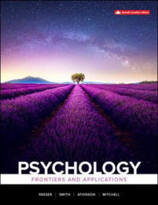 * Psychology Frontiers and Applications 7th edition by Passer 9781260065787 (USED:LIKENEW) *A47