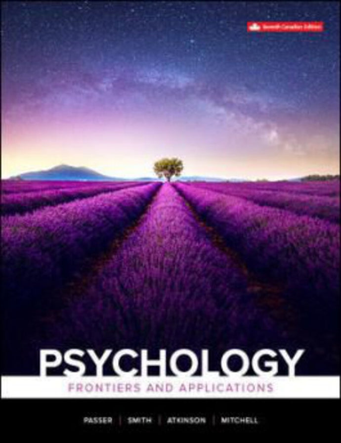 * Psychology Frontiers and Applications 7th edition by Passer 9781260065787 (USED:GOOD; shows minor wear) *A46