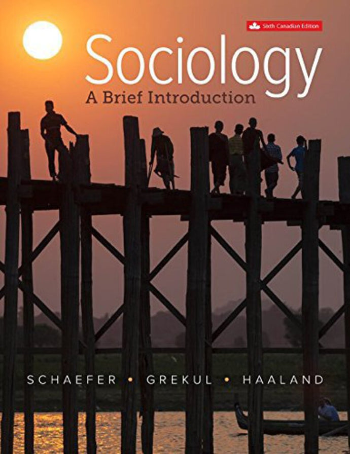 Sociology A Brief Intro 6th Edition by Schaefer 9781259465581 (USED:GOOD;minor highlights) *AVAILABLE FOR NEXT DAY PICK UP* *Z111 [ZZ]