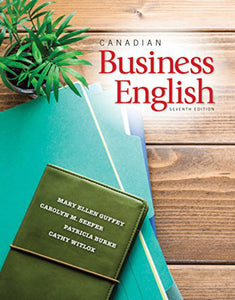 Canadian Business English 7th Canadian Edition by Mary Ellen Guffey 9780176582968 (USED:water damage) *10c