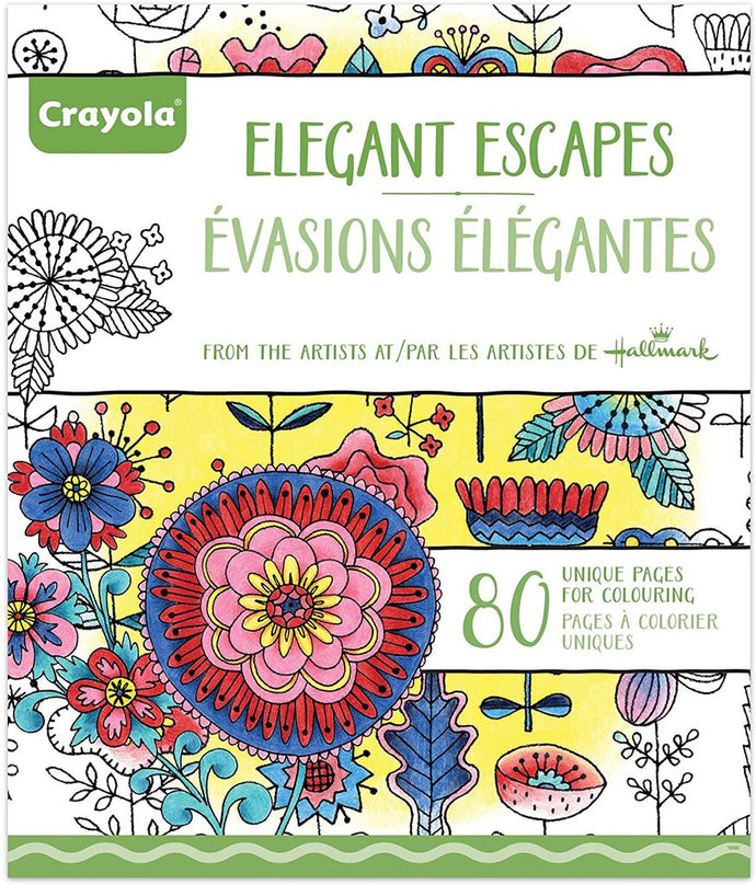 Crayola Elegant Escapes Coloring Book *D37T