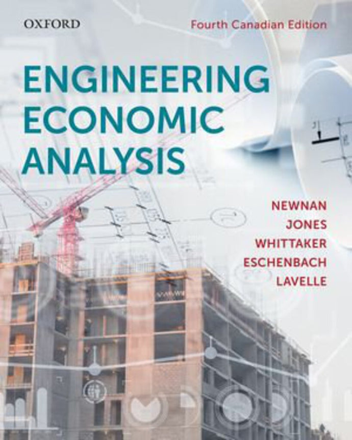 *PRE-ORDER, APPROX 4-6 BUSINESS DAYS* Engineering Economic Analysis 4th Canadian edition by Donald G. Newnan 9780199025114 *116gbk [ZZ]
