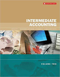 Intermediate Accounting 7th Updated Edition Volume 2 by Thomas H. Beechy (USED:VERY GOOD) 9781259654688 *AVAILABLE FOR NEXT DAY PICK UP* *C21 [ZZ]