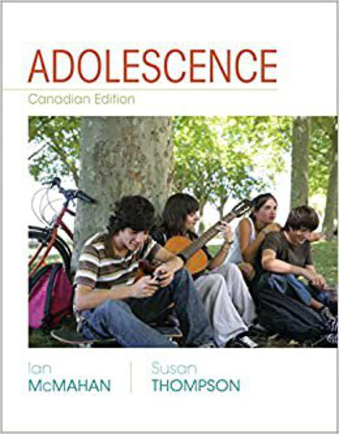 Adolescence 1st Canadian Edition by Ian McMahan 9780205843718 (USED:GOOD) *138h