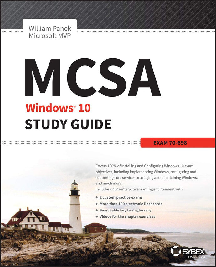 MCSA Windows 10 Study Guide 70-697 by William Panek 9781119327592 (USED:GOOD) *AVAILABLE FOR NEXT DAY PICK UP* *Z35 [ZZ]