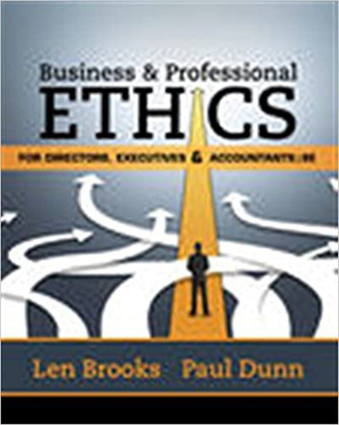 Business and Professional Ethics 8th Edition by Leonard J. Brooks, Paul Dunn 9781305971455 (USED:GOOD) *AVAILABLE FOR NEXT DAY PICK UP* *Z220 [ZZ]
