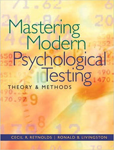 Mastering modern psychological testing by Cecil R. Reynolds 9780205483501 (USED:GOOD) *AVAILABLE FOR NEXT DAY PICK UP* *Z51 [ZZ]