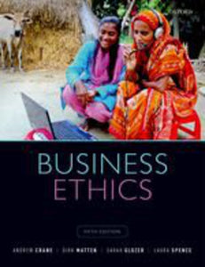 Business Ethics 5th edition by Andrew Crane 9780198810070 *68a [ZZ]