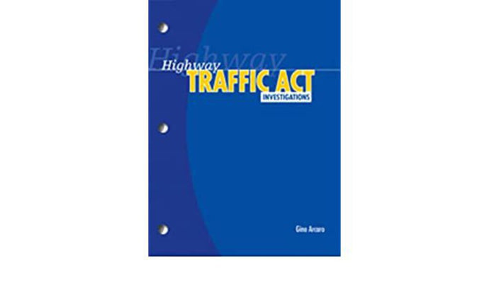 Highway traffic act investigations by Gino Arcaro 9781552392522 (USED:ACCEPTABLE:shows wear)