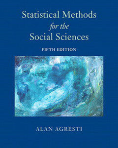 *PRE-ORDER, APPROX 4-6 BUSINESS DAYS* Statistical Methods for the Social Sciences 5th edition by Agresti 9780134507101 *76c