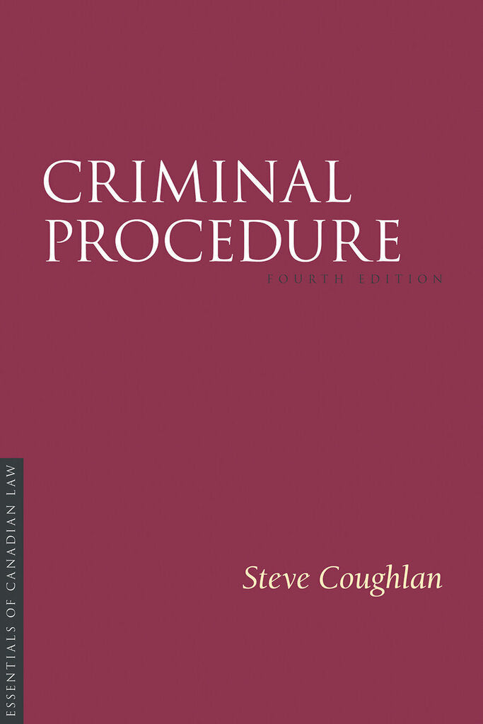 Criminal Procedure 4th edition by Coughlan 9781552215432 *FINAL SALE* *86g [ZZ]