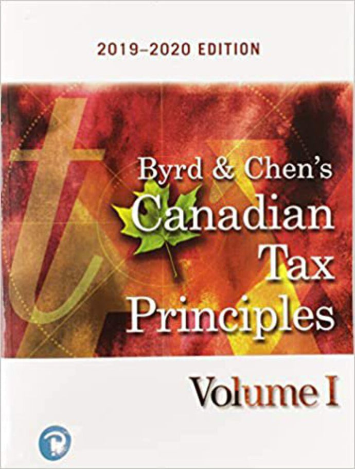 Canadian Tax Principles 2019-2020 VOLUME 1 Only 9780135762486 (USED:ACCEPTABLE; shows wear ) *AVAILABLE FOR NEXT DAY PICK UP* *Z58 [ZZ]