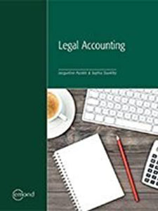 Legal Accounting 1st Edition by Jacqueline Asselin 9781552396179 (USED:shows wear, highlights, writing) *AVAILABLE FOR NEXT DAY PICK UP *Z225