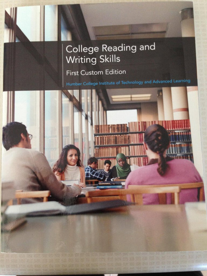 College Reading 1st Custom Edition by Carter 9780176562892 (USED:ACCEPTABLE:shows wear) *A74