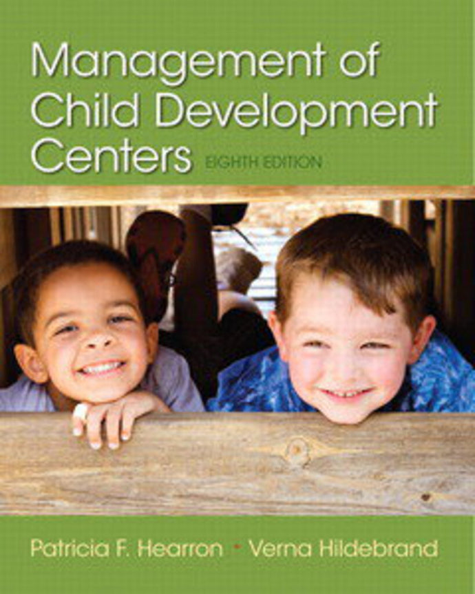 *PRE-ORDER, APPROX 4-6 BUSINESS DAYS* Management of Child Development Centers 8th edition by Patricia F. Hearron 9780133571189