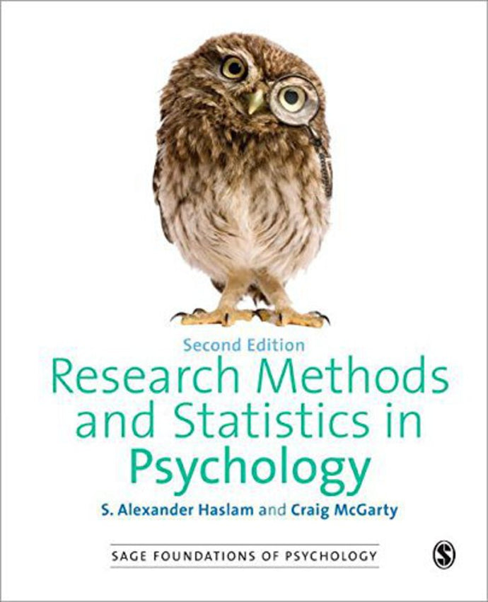 Research Methods And Statistics In Psychology by S. Alexander Haslam (USED:GOOD;minor cosmetic wear) *A74