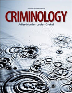 Criminology 2nd Edition by Freda Adler 9780070319905 (USED:GOOD) *AVAILABLE FOR NEXT DAY PICK UP* *Z226 [ZZ]