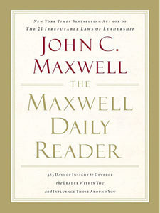 Maxwell Daily Reader by John C. Maxwell 9781400203390 (USED:GOOD) *D19