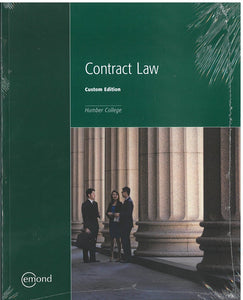 Contract Law Custom edition for Humber College by Olivia 9781772559972 *FINAL SALE *136e
