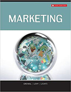 Marketing 4th Canadian Edition by Grewal 9781259268762 (USED:GOOD) *AVAILABLE FOR NEXT DAY PICK UP* *Z255 [ZZ]