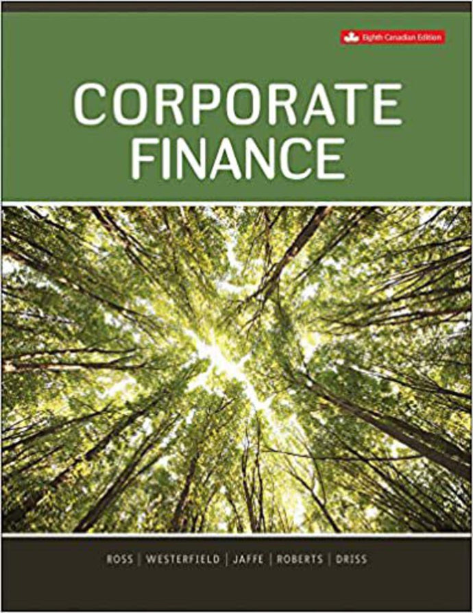 Corporate Finance 8th Edition by Ross 9781259270116 (USED:GOOD) *121e
