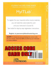 Load image into Gallery viewer, Myitlab with Pearson Etext -- Access Card -- For Go! with Office 2013 9780133775068 *f1
