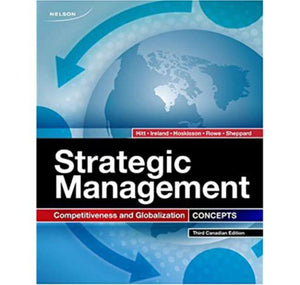 Strategic Management 3rd Canadian edition by Ireland et al Hitt 9780176500061 (USED:GOOD) *A78 [ZZ]