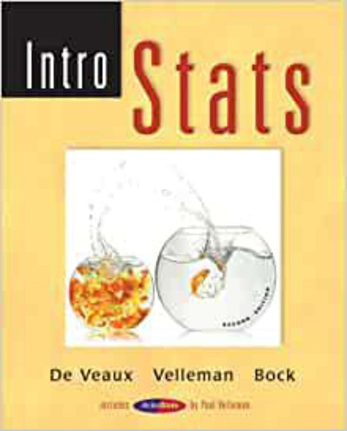 Intro Stats 2nd Edition by Richard D. De Veaux 9780321286710 (USED:GOOD) *D30