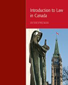 Introduction to Law in Canada 1st Edition by John Fairlie 9781552393758 (USED:shows wear, highlights, markings, writing) *D15