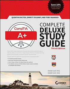 CompTIA A+ Complete Deluxe Study Guide 3rd Edition by Quentin Docter 9781119137931 *AVAILABLE FOR NEXT DAY PICK UP* *Z85 [ZZ]