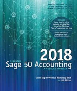 Learning Sage 50 2018 19th Edition by Harvey C. Freedman 9780176878016 (USED:ACCEPTABLE:shows wear/use, contains writing ) *16c
