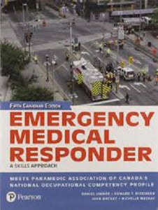 Emergency Medical Responder 5th Canadian Edition by Limmer 9780133946215 *99c [ZZ]