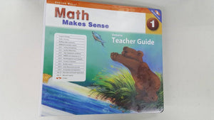 Ontario Math Makes Sense 1 Teacher Guide with CD 9780321118134 MMS1 (USED:GOOD; some units show wear; cosmetic use, UNIT11 MISSING ;can be found in CD) *W5