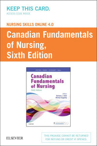Nursing Skills Online 4.0 For Canadian Fundamentals of Nursing AC Only 6E Potter 9781771722155 *DND *FR6