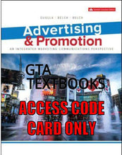 Load image into Gallery viewer, CONNECT CODE for Advertising &amp; Promotion 7th Canadian Edition by Guolla and Belch *FR4
