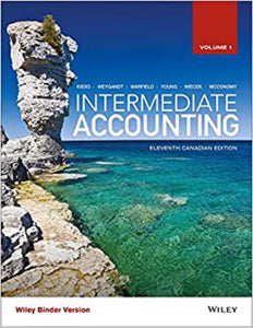 Intermediate Accounting 11th Canadian Edition Volume 1 Looseleaf by Kieso 9781119243687 (USED:GOOD'; coil binded) *AVAILABLE FOR NEXT DAY PICK UP* *Z43