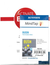 Load image into Gallery viewer, *PRE-ORDER, APPROX 5-7 BUSINESS DAYS* BUSN 3rd Edition + Mindtap 12m by Kelly PKG 9780176823320 *DND *80g [ZZ]
