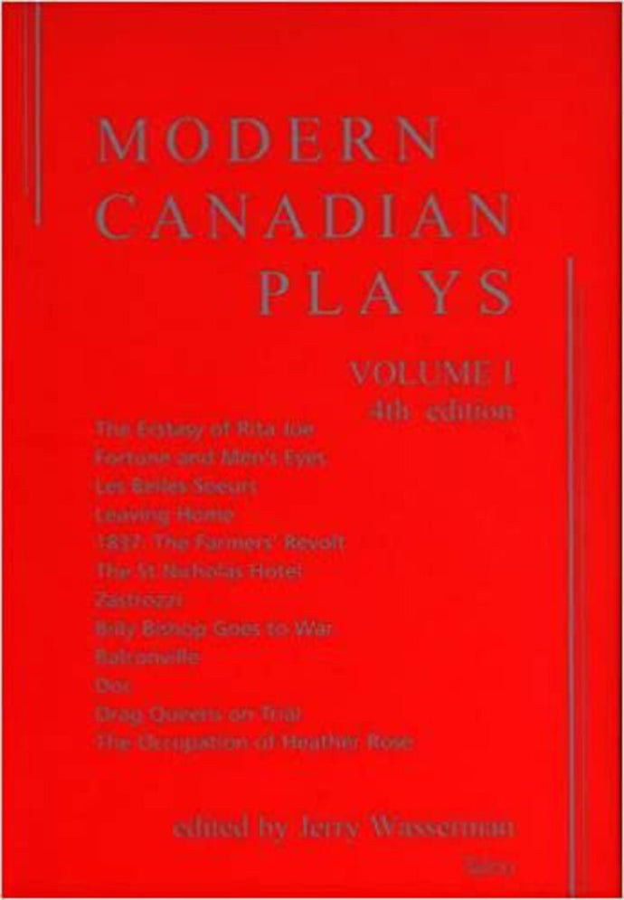 Modern Canadian Plays 4th Edition Volume 1 by Jerry Wasserman 9780889224360 (USED:ACCEPTABLE;minor highlights) *AVAILABLE FOR NEXT DAY PICK UP* *Z230 [ZZ]