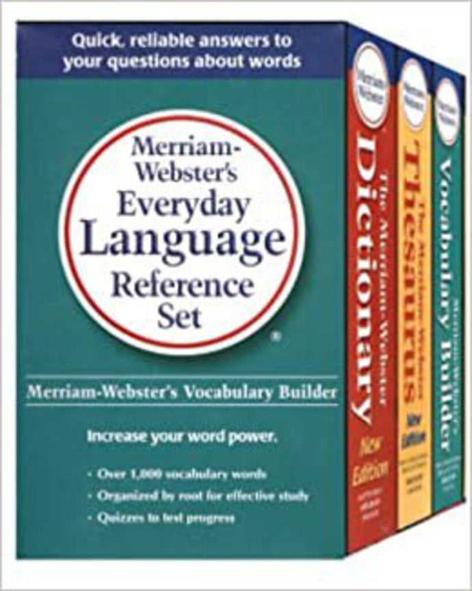 Merriam-webster's Everyday Language Reference Set 9780877798965 (USED:GOOD) *AVAILABLE FOR NEXT DAY PICK UP* *Z142