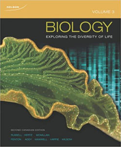 Biology 2nd Edition Volume 3 by Russell 9780176651336 (USED:GOOD) *AVAILABLE FOR NEXT DAY PICK UP* *Z135 [ZZ]