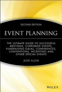 Event Planning 2nd Edition by Judy Allen 9780470155745 (Used:Good;missing dust cover) *AVAILABLE FOR NEXT DAY PICK UP* *Z143 [ZZ]