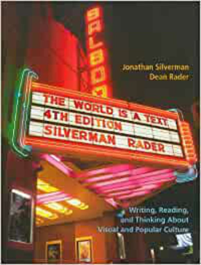 World is a Text 4th Edition by Jonathan Silverman 9780205834464 (USED:ACCEPTABLE;shows wear) *AVAILABLE FOR NEXT DAY PICK UP* *Z39 [ZZ]